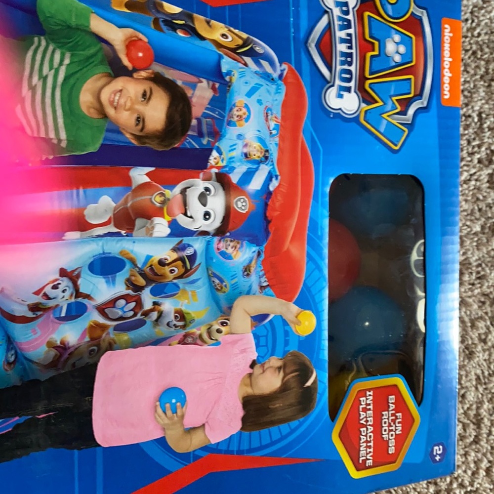 Paw patrol interactive ball toss